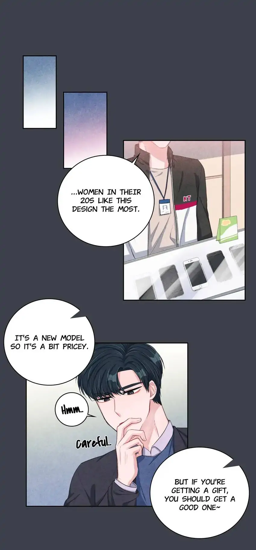 Backstage Kiss Scene chapter 17 page 21
