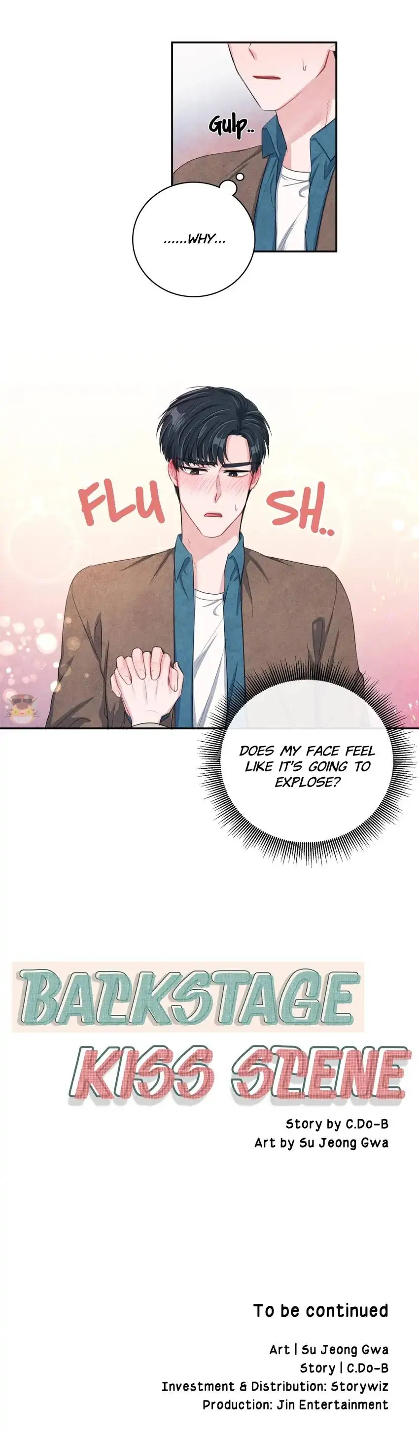 Backstage Kiss Scene chapter 17 page 32
