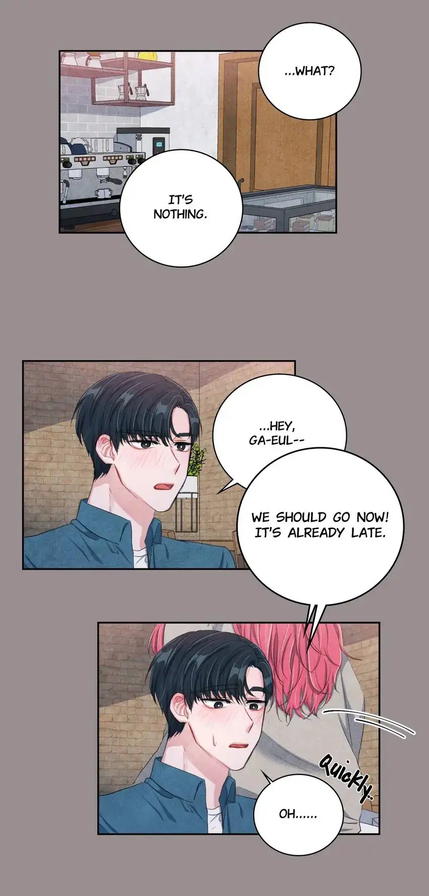 Backstage Kiss Scene chapter 18 page 7