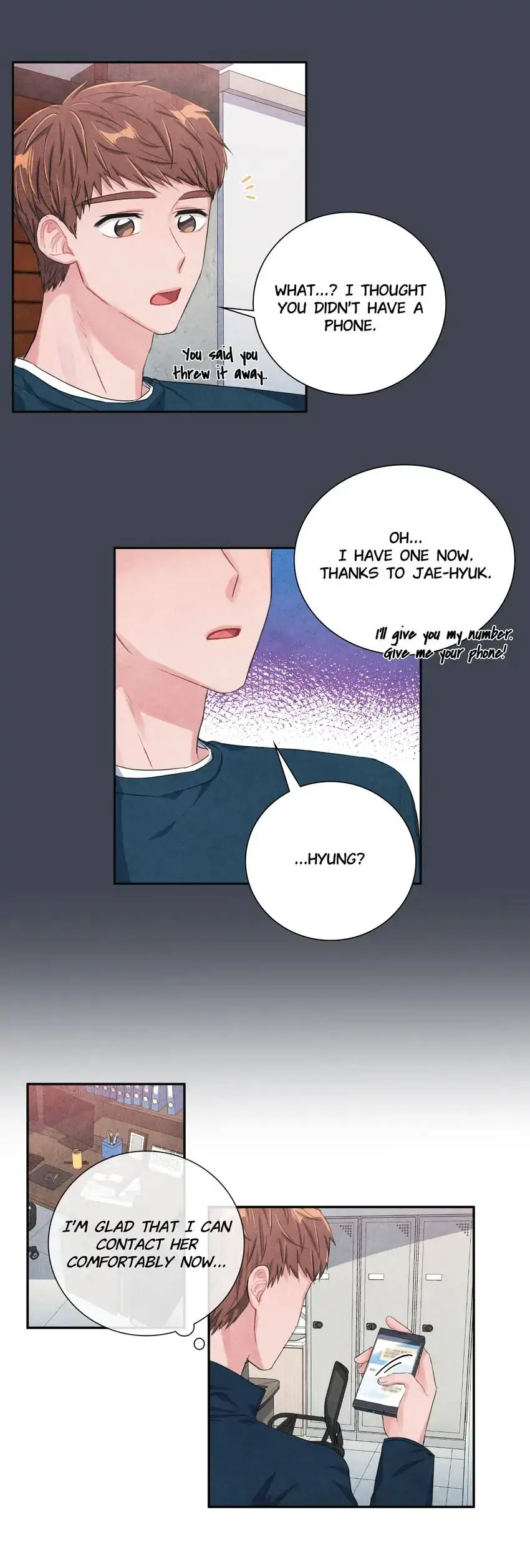 Backstage Kiss Scene chapter 21 page 19