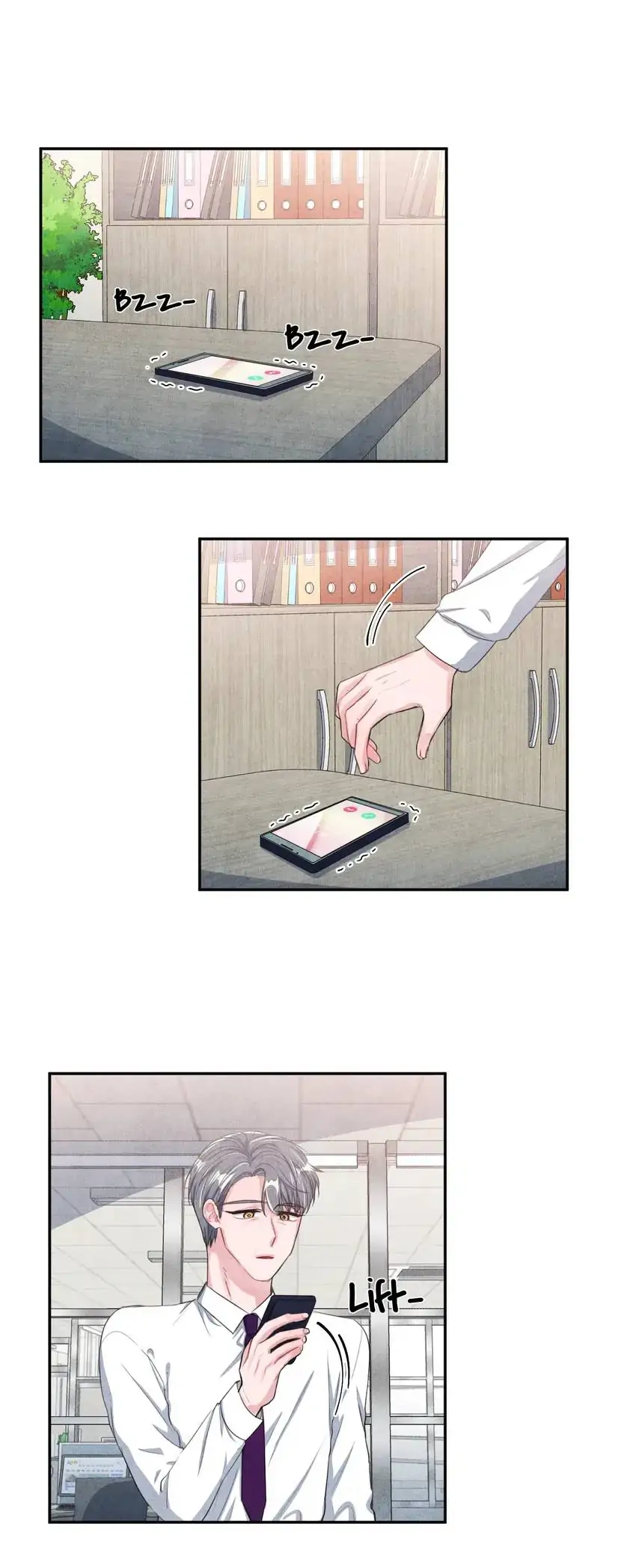 Backstage Kiss Scene chapter 24 page 9