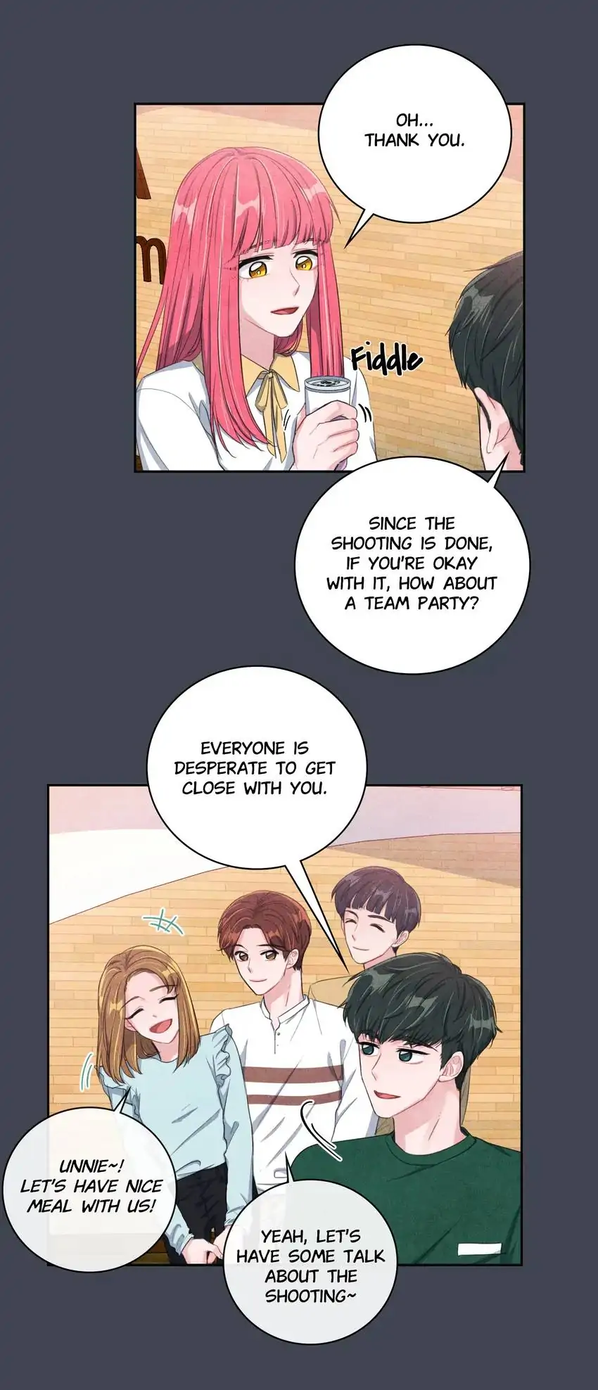 Backstage Kiss Scene chapter 24 page 16
