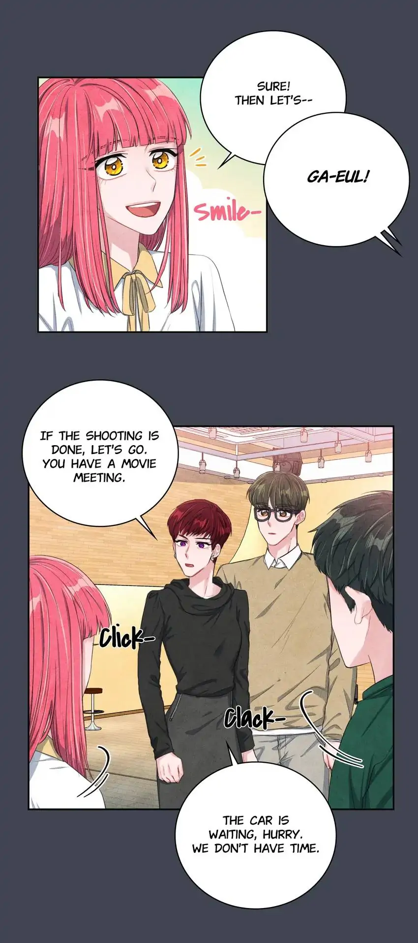 Backstage Kiss Scene chapter 24 page 17