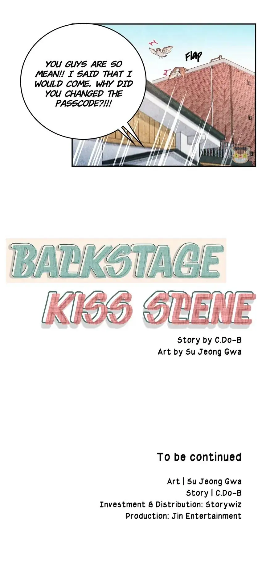 Backstage Kiss Scene chapter 24 page 33