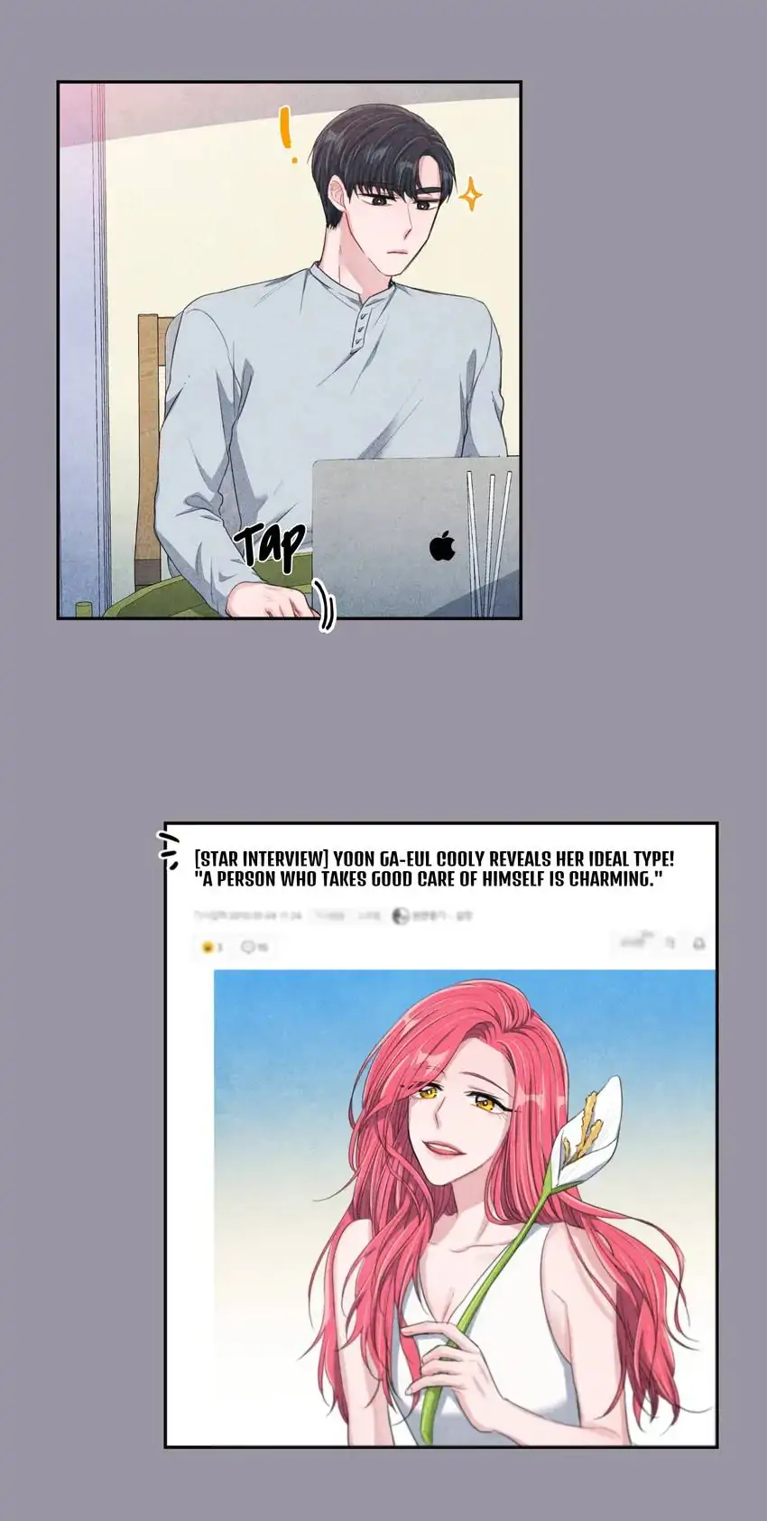 Backstage Kiss Scene chapter 25 page 15