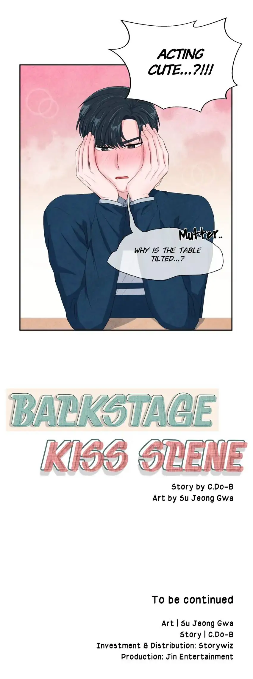 Backstage Kiss Scene chapter 25 page 31