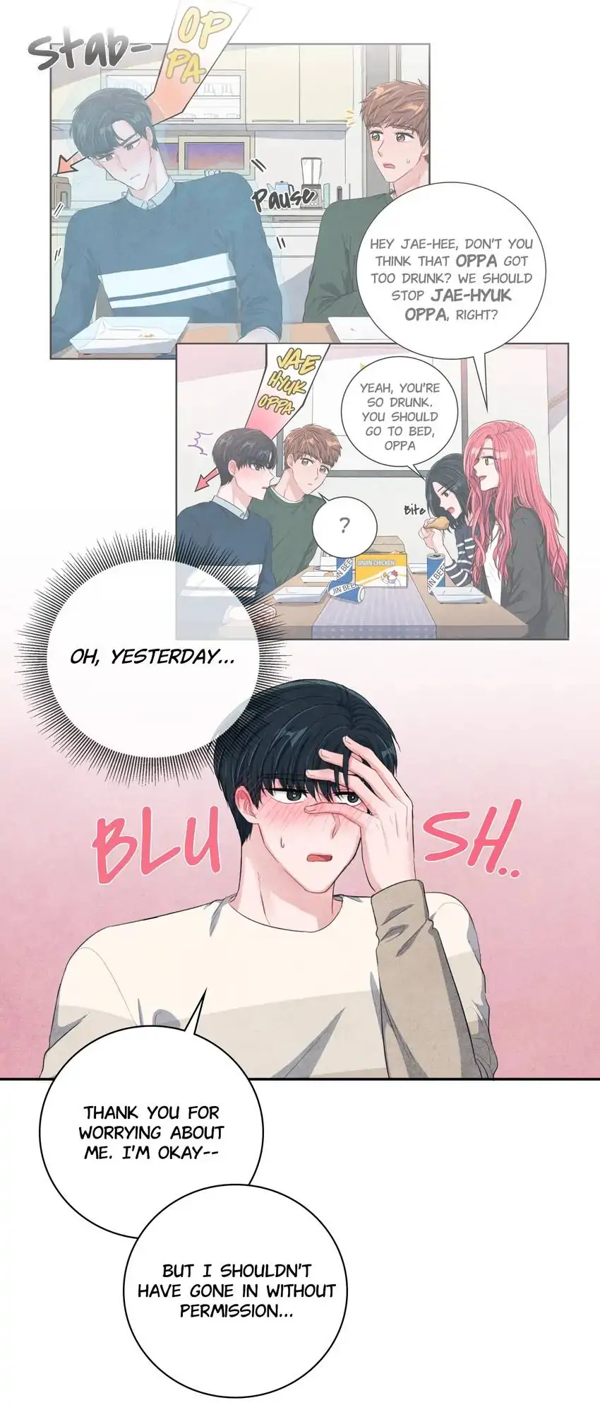 Backstage Kiss Scene chapter 26 page 36