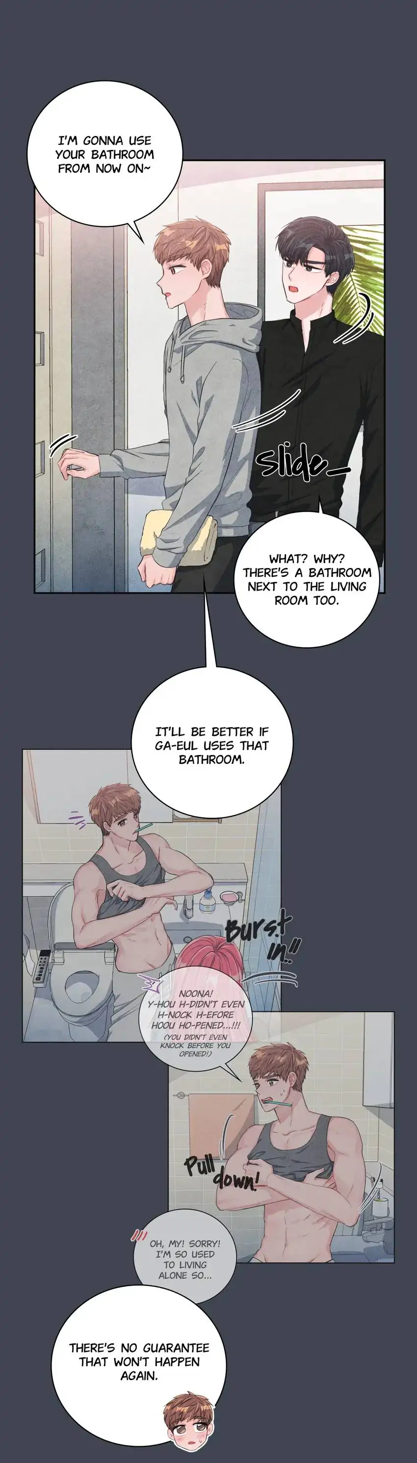 Backstage Kiss Scene chapter 27 page 19