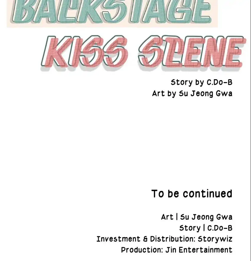 Backstage Kiss Scene chapter 27 page 34