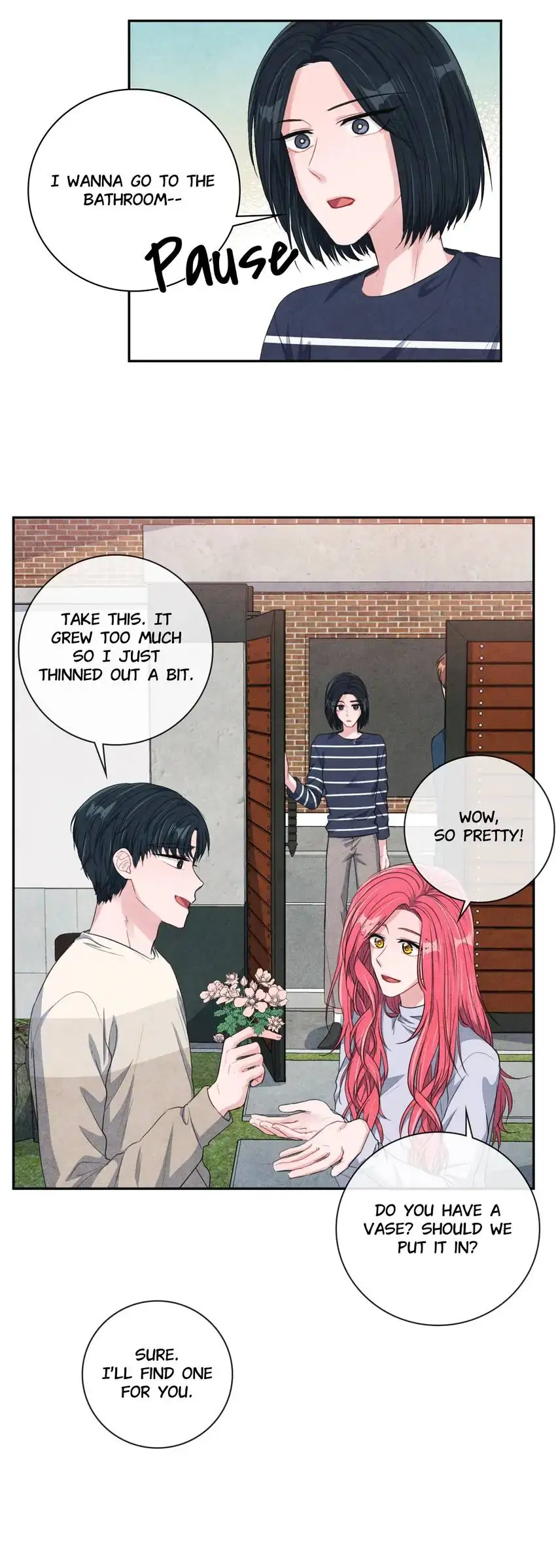 Backstage Kiss Scene chapter 28 page 14