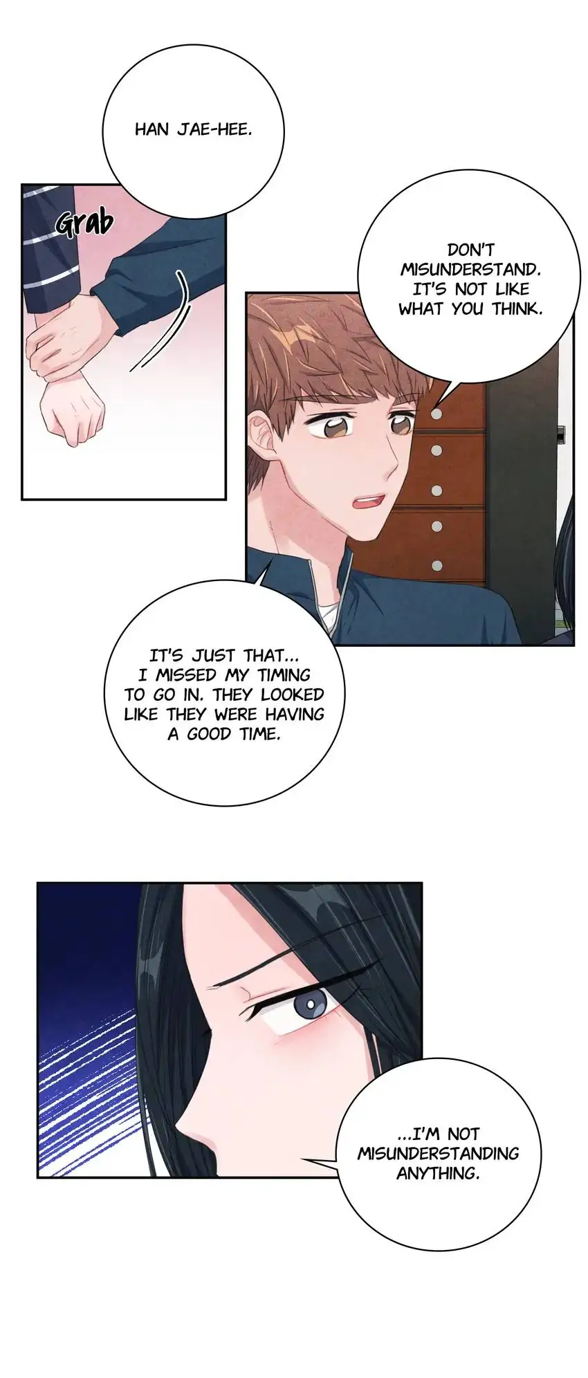 Backstage Kiss Scene chapter 28 page 15