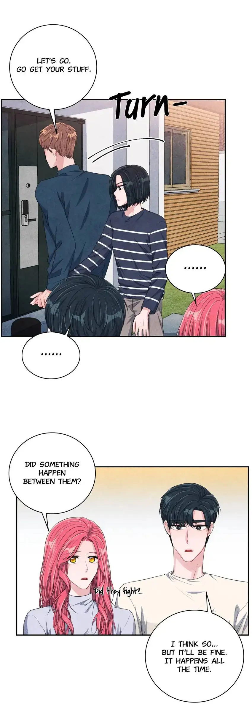 Backstage Kiss Scene chapter 28 page 20
