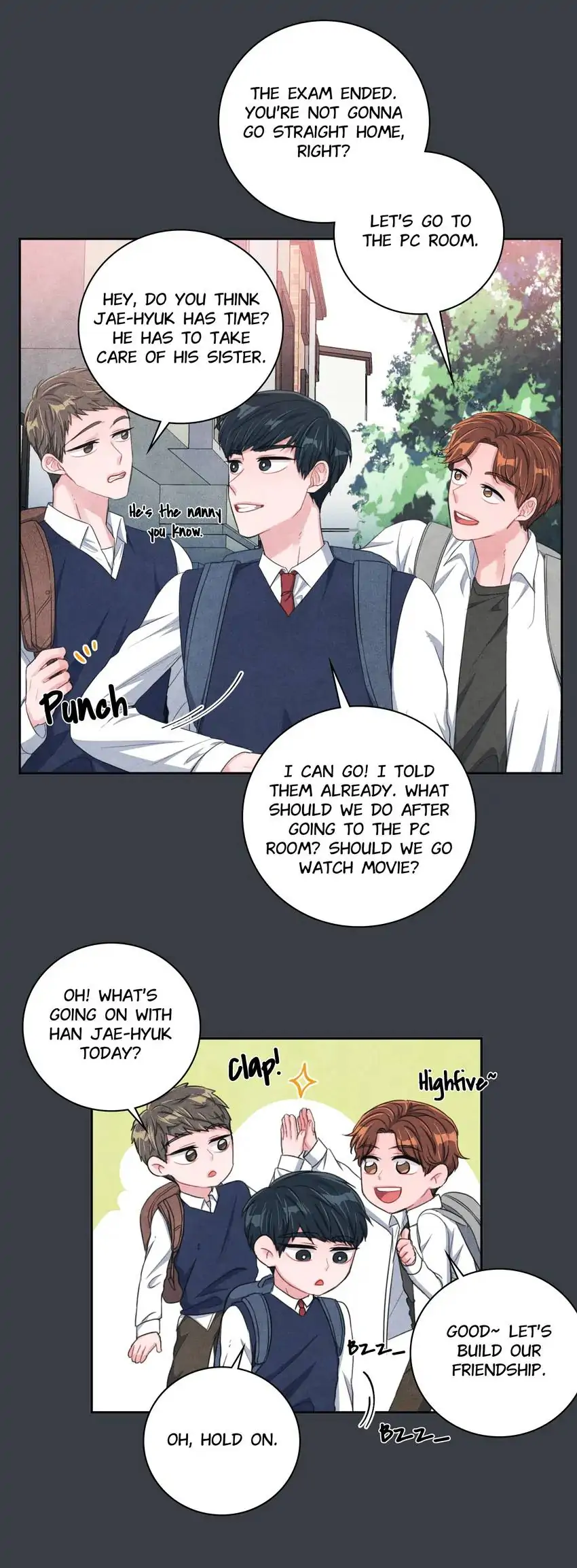Backstage Kiss Scene chapter 31 page 9