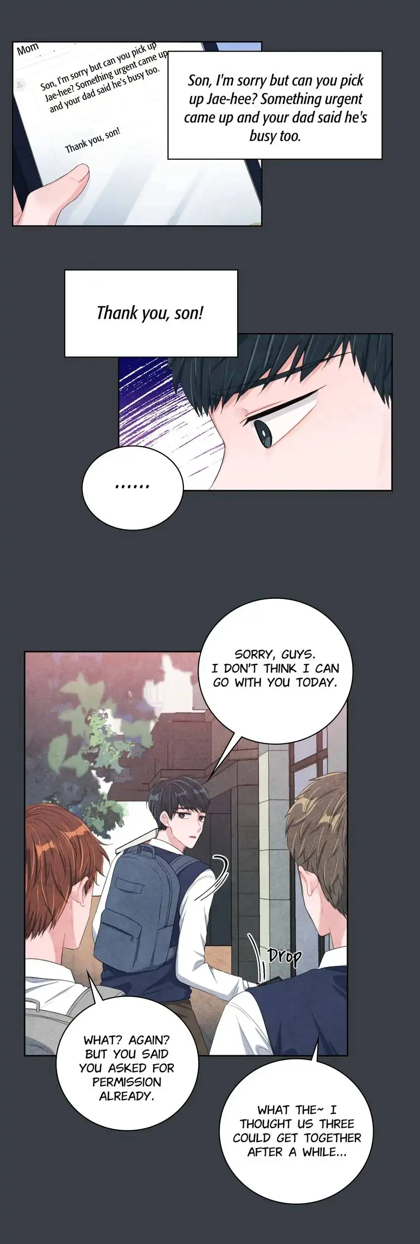 Backstage Kiss Scene chapter 31 page 10