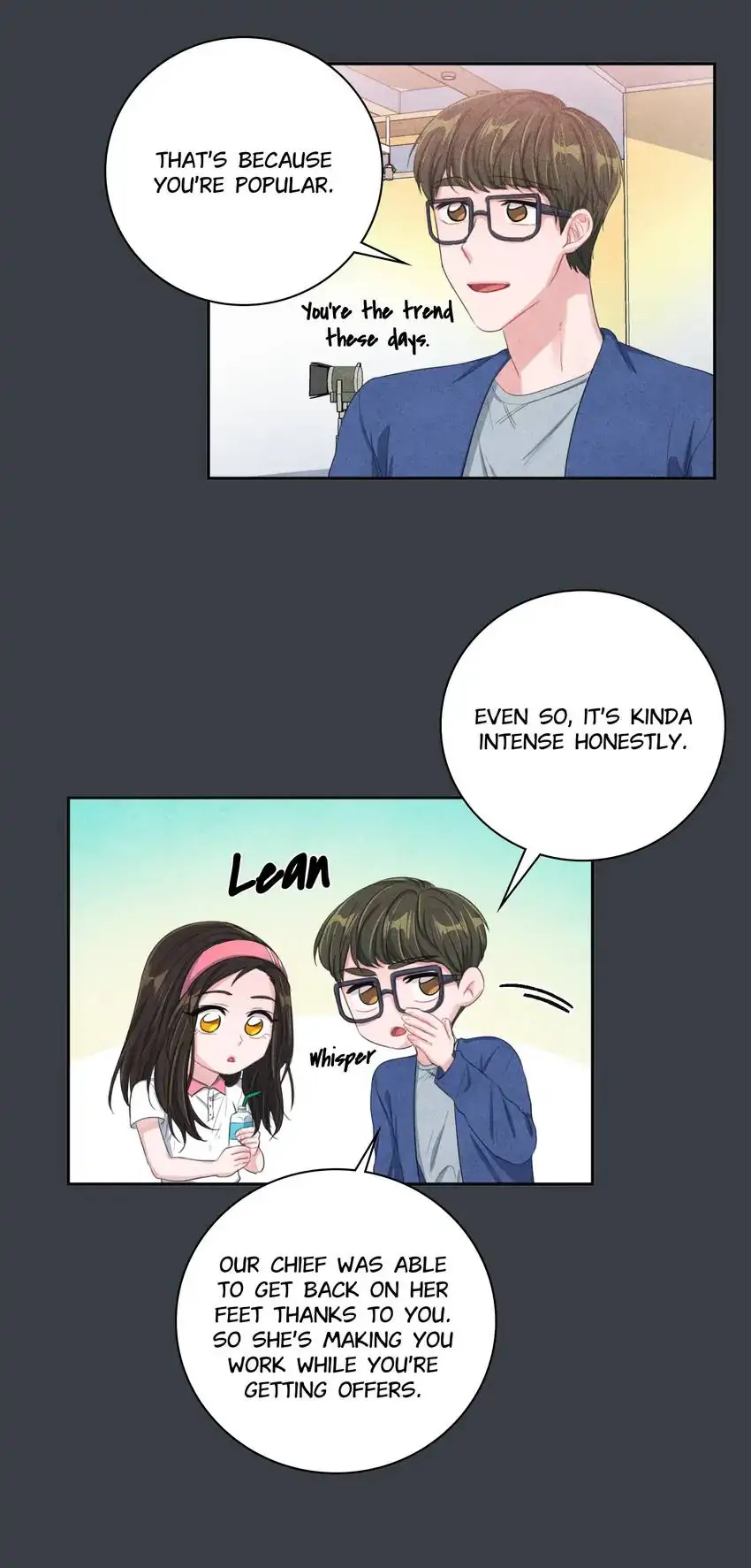 Backstage Kiss Scene chapter 32 page 9