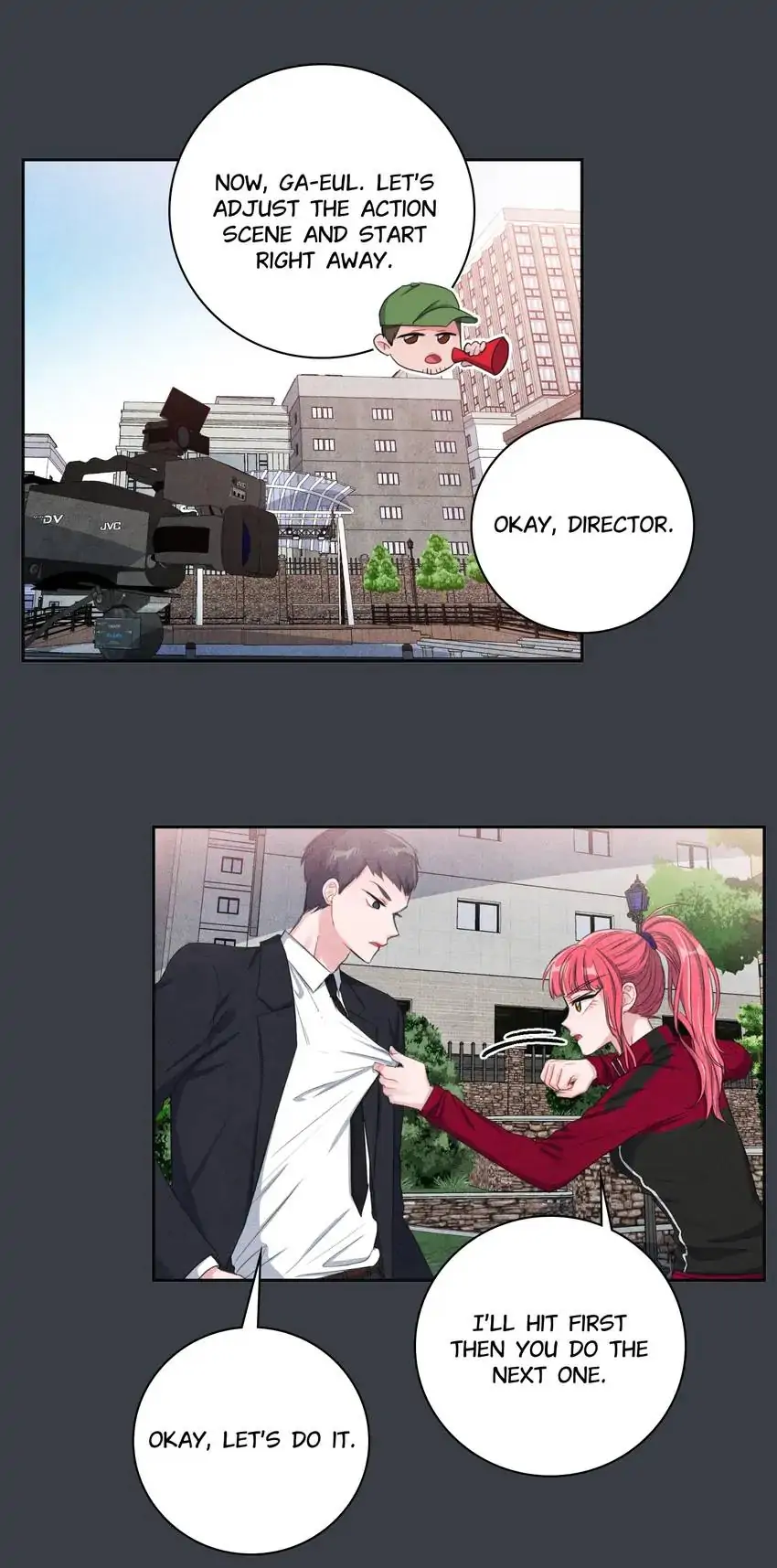 Backstage Kiss Scene chapter 32 page 12