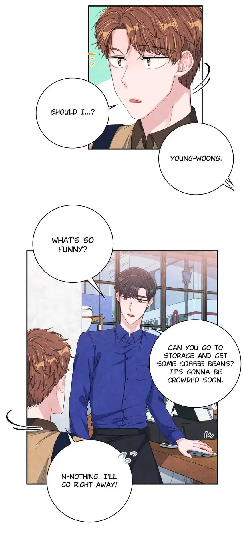 Backstage Kiss Scene chapter 33 page 17