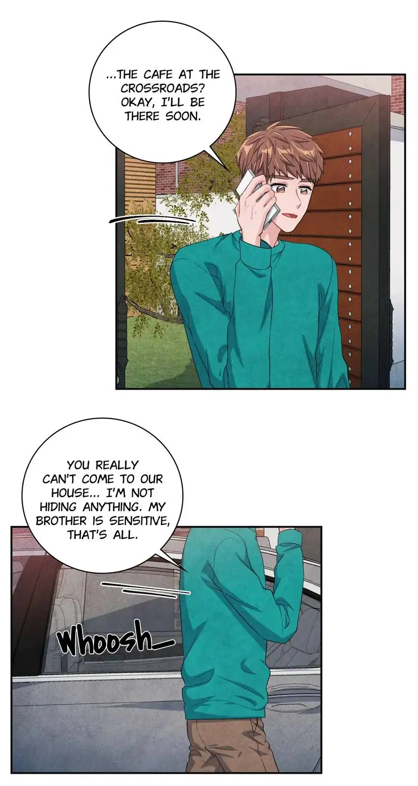 Backstage Kiss Scene chapter 34 page 4