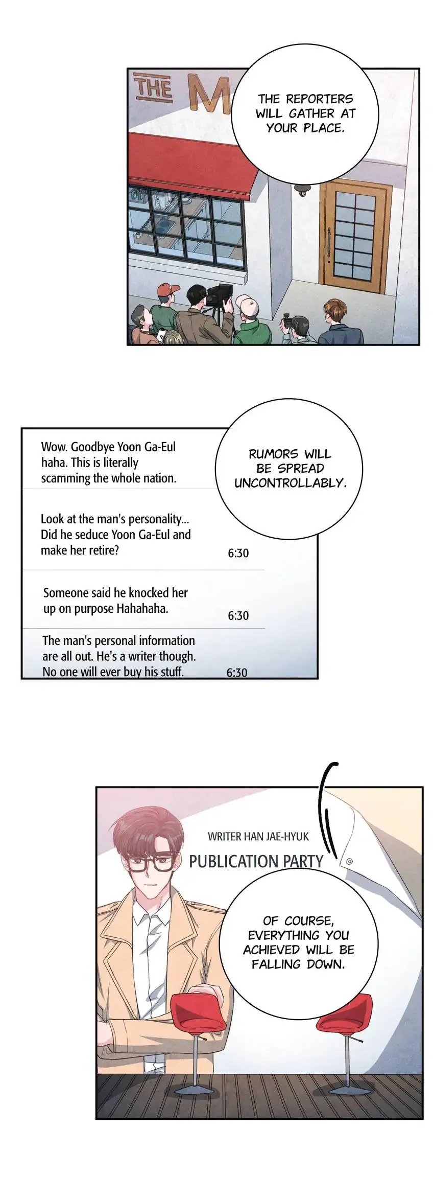 Backstage Kiss Scene chapter 35 page 4