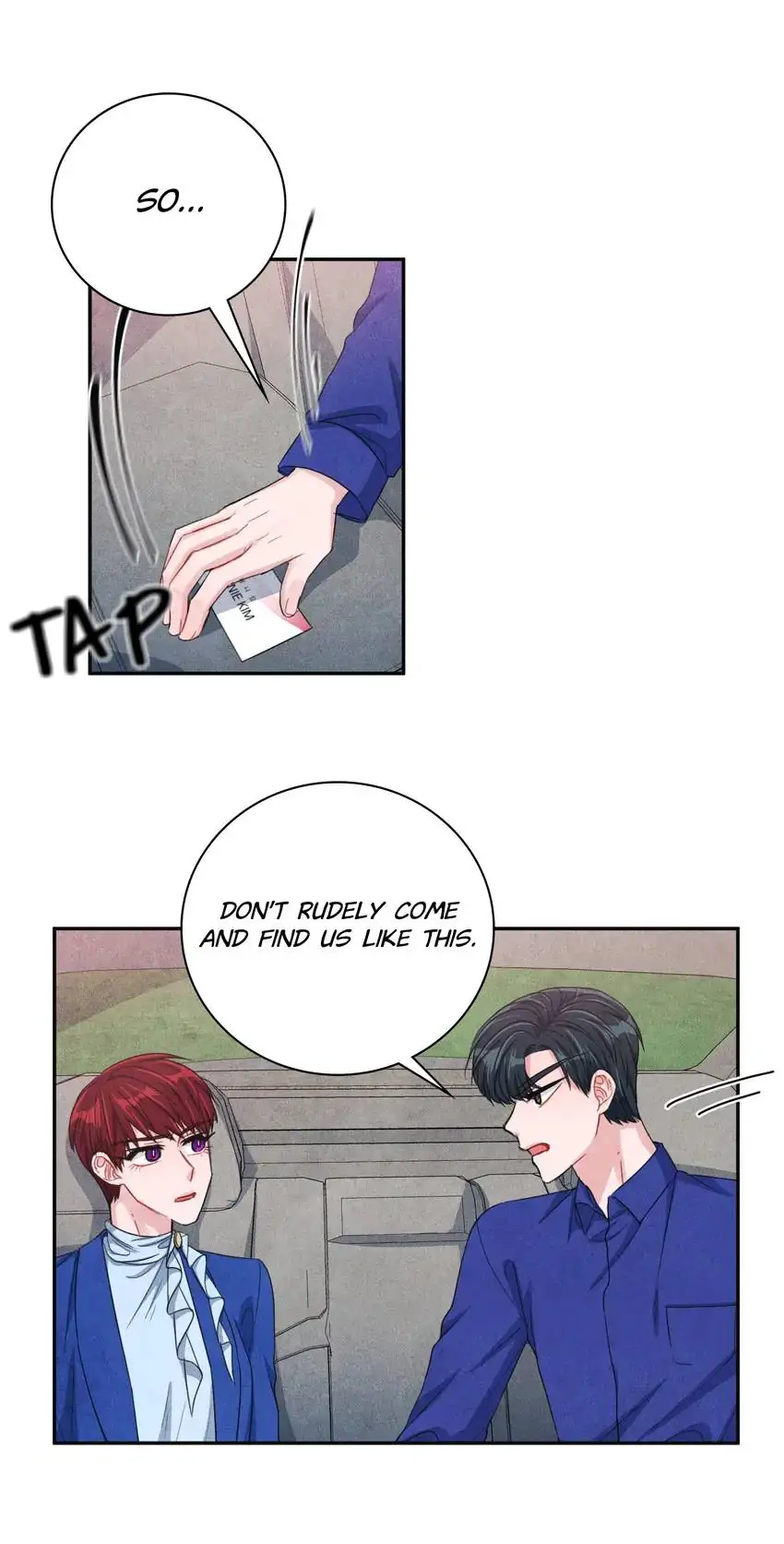 Backstage Kiss Scene chapter 35 page 9