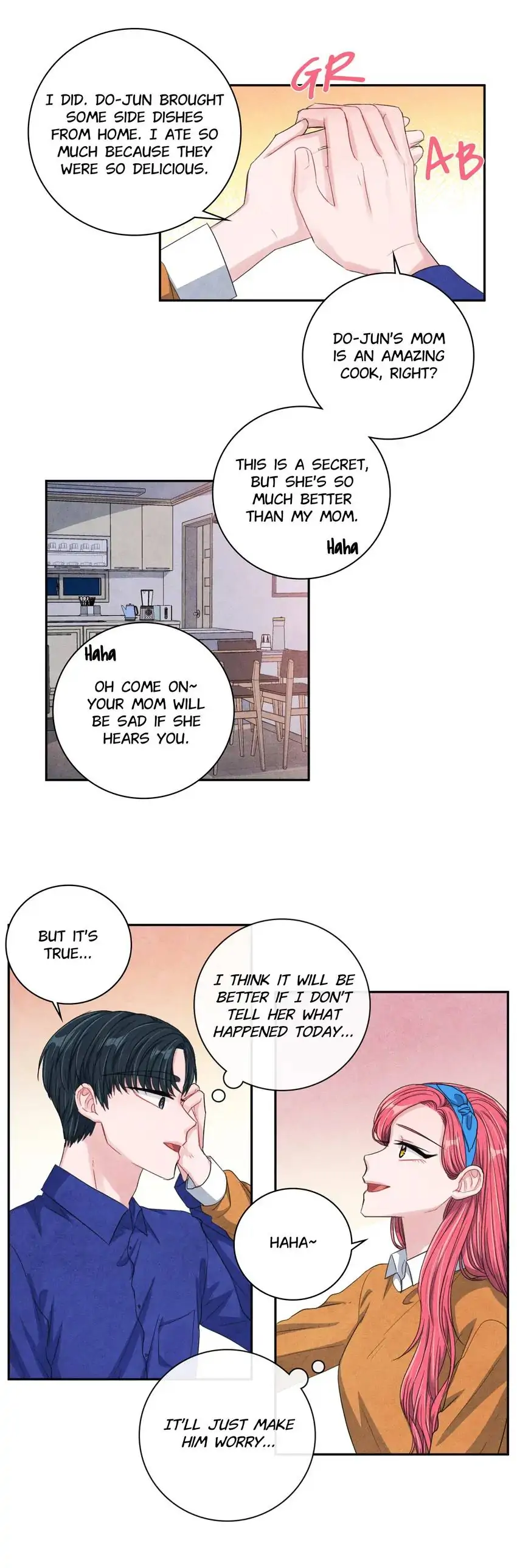 Backstage Kiss Scene chapter 35 page 17