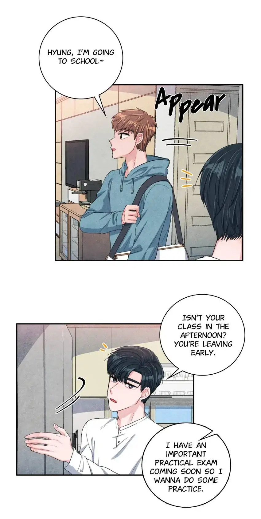 Backstage Kiss Scene chapter 35 page 23