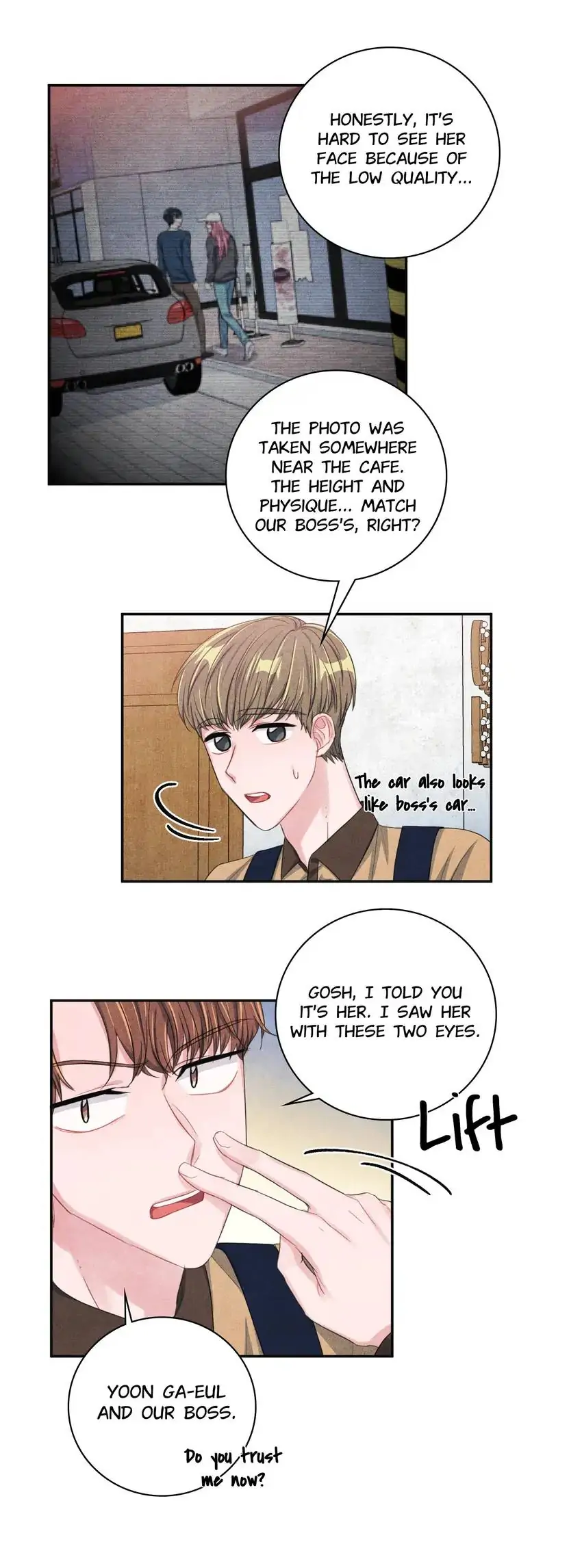 Backstage Kiss Scene chapter 35 page 29