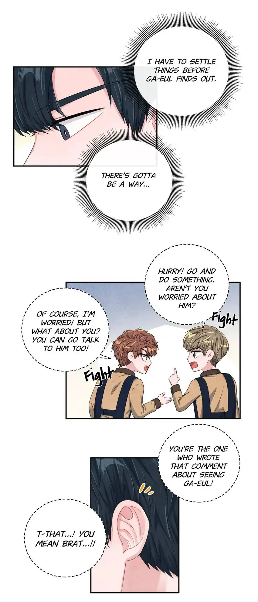 Backstage Kiss Scene chapter 36 page 14