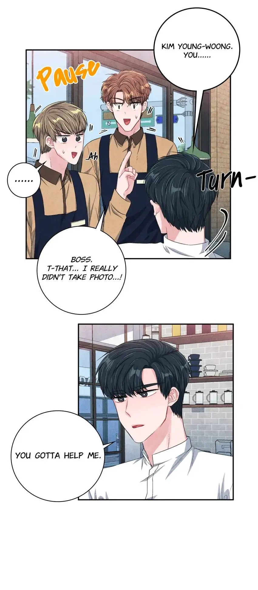 Backstage Kiss Scene chapter 36 page 15