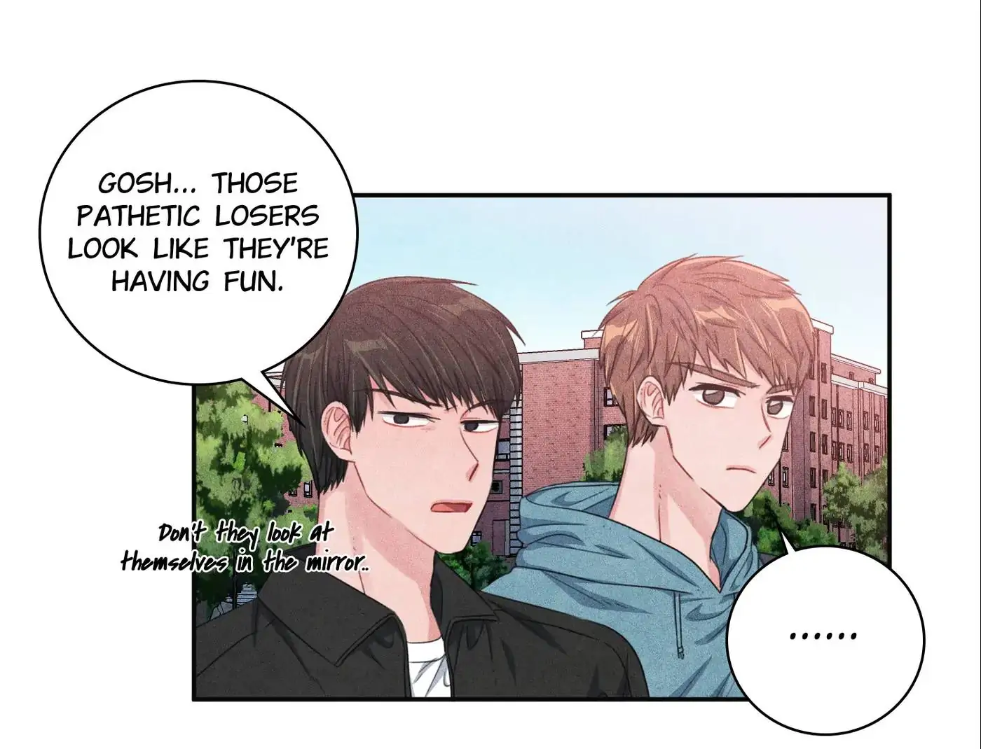 Backstage Kiss Scene chapter 36 page 19