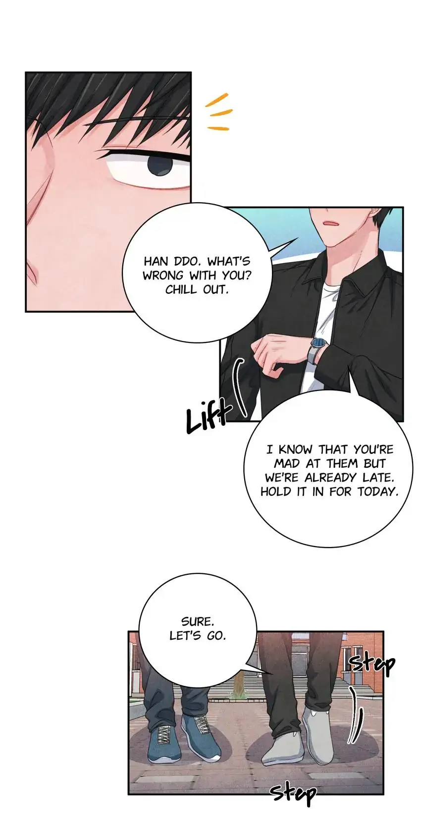 Backstage Kiss Scene chapter 36 page 20
