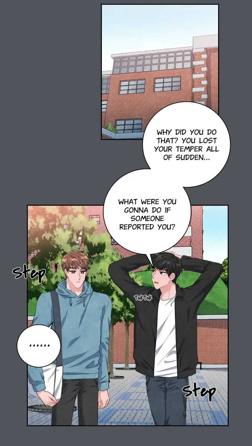 Backstage Kiss Scene chapter 37 page 14