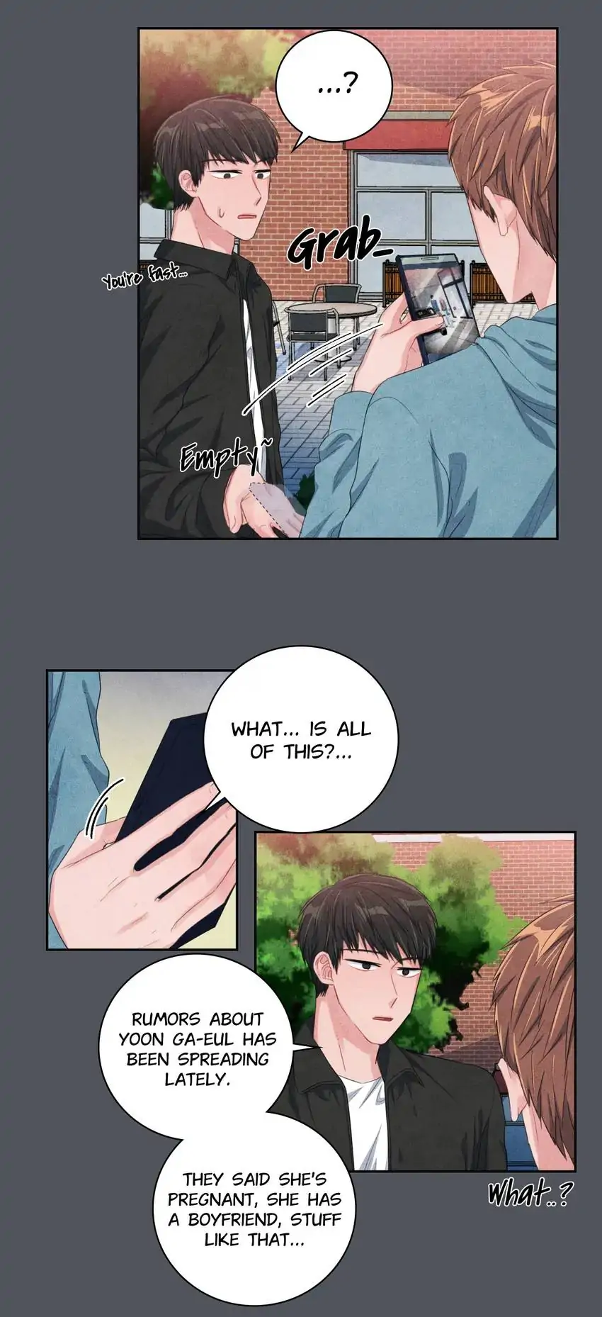 Backstage Kiss Scene chapter 37 page 16
