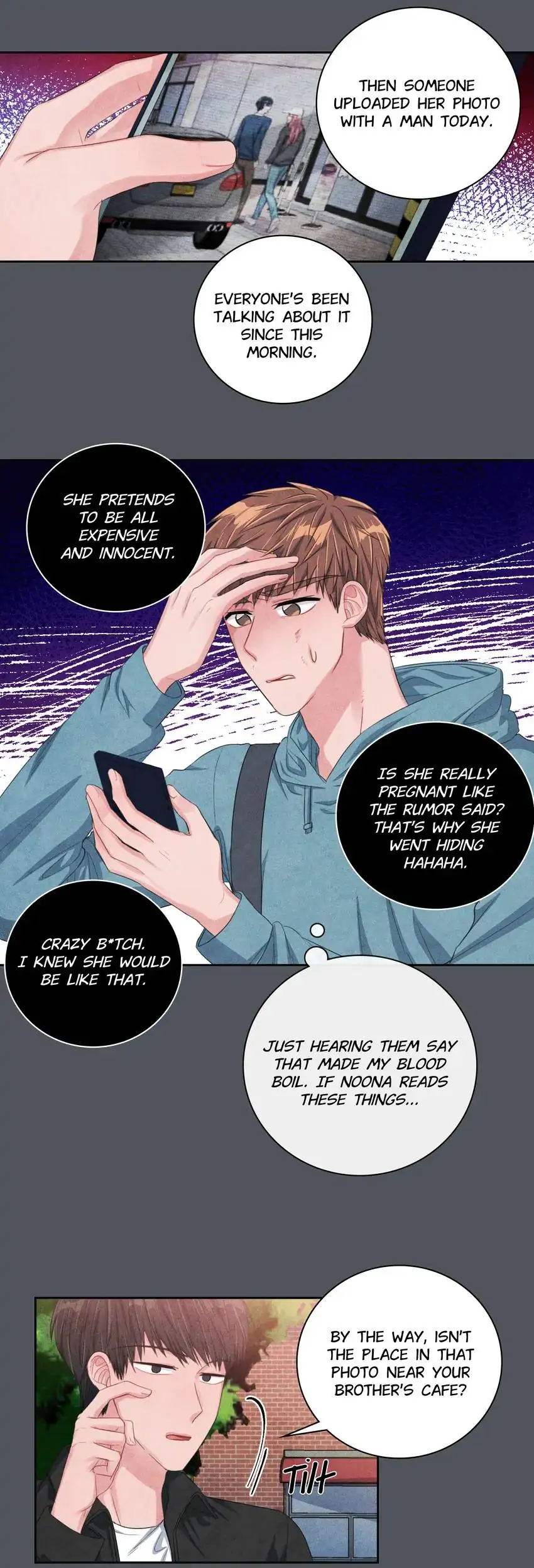 Backstage Kiss Scene chapter 37 page 17