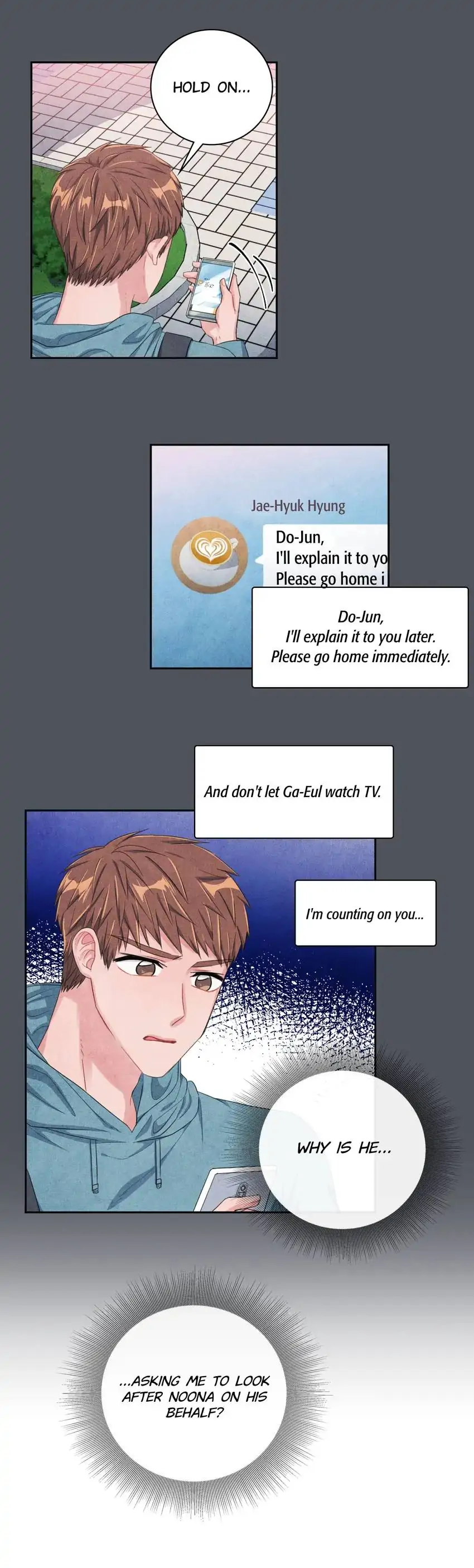 Backstage Kiss Scene chapter 37 page 19