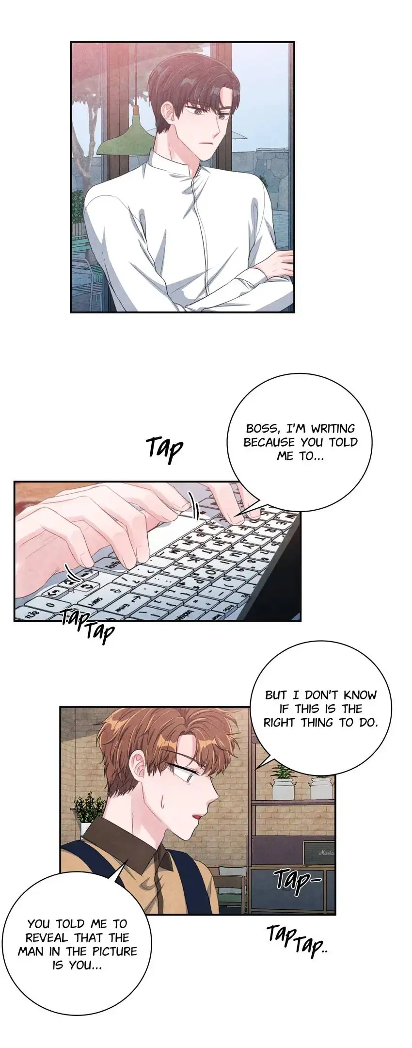 Backstage Kiss Scene chapter 37 page 23