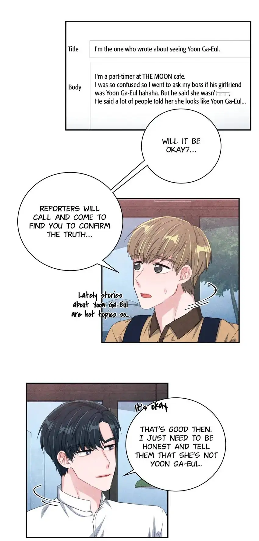 Backstage Kiss Scene chapter 37 page 24
