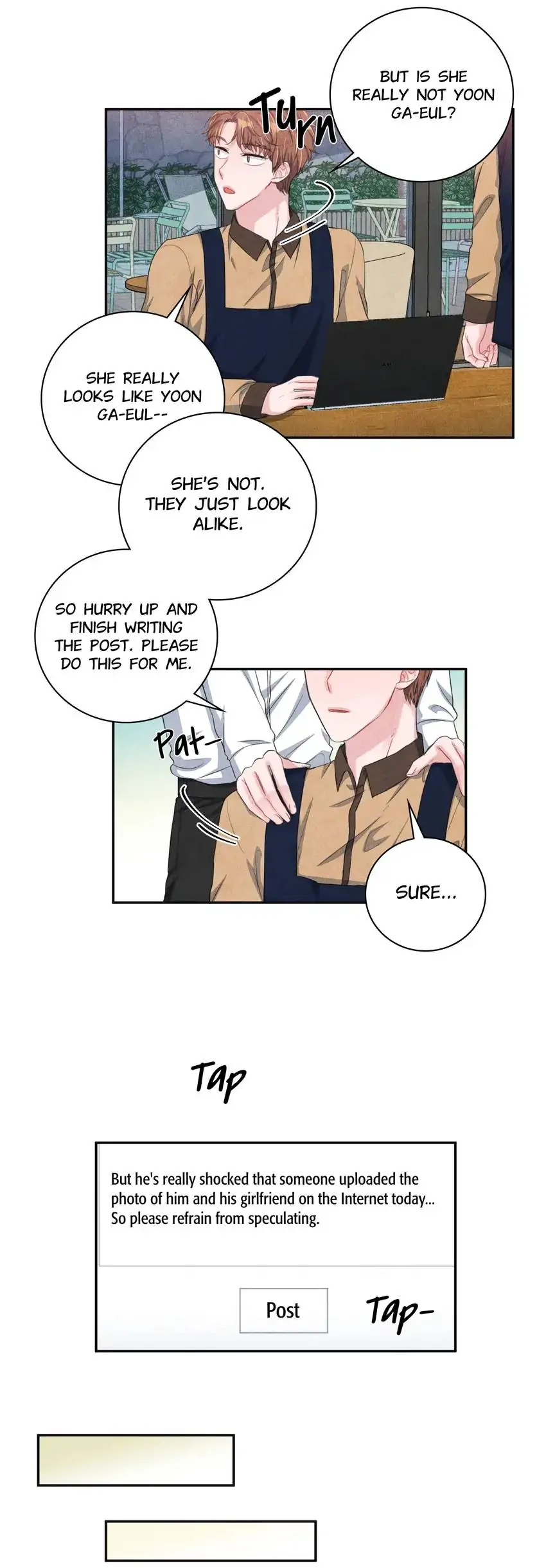 Backstage Kiss Scene chapter 37 page 25