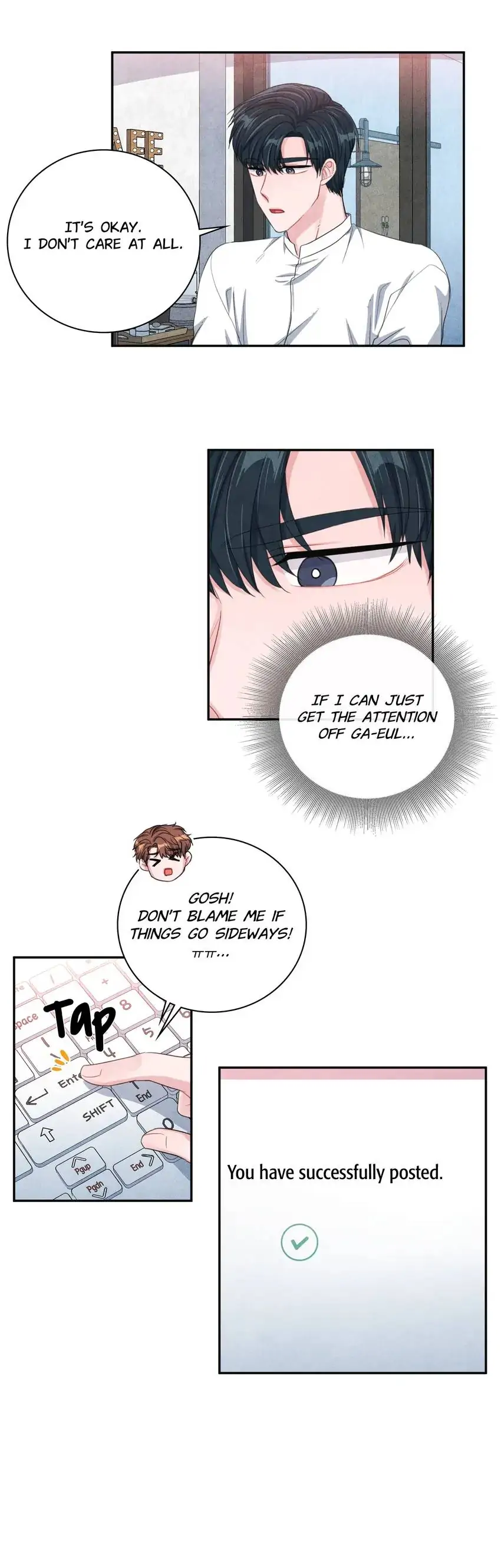 Backstage Kiss Scene chapter 37 page 27