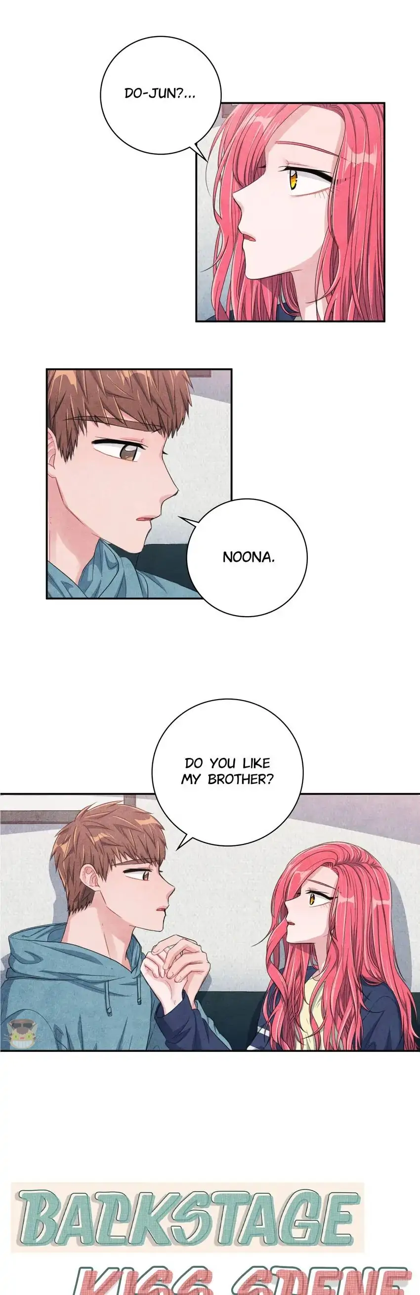 Backstage Kiss Scene chapter 37 page 32
