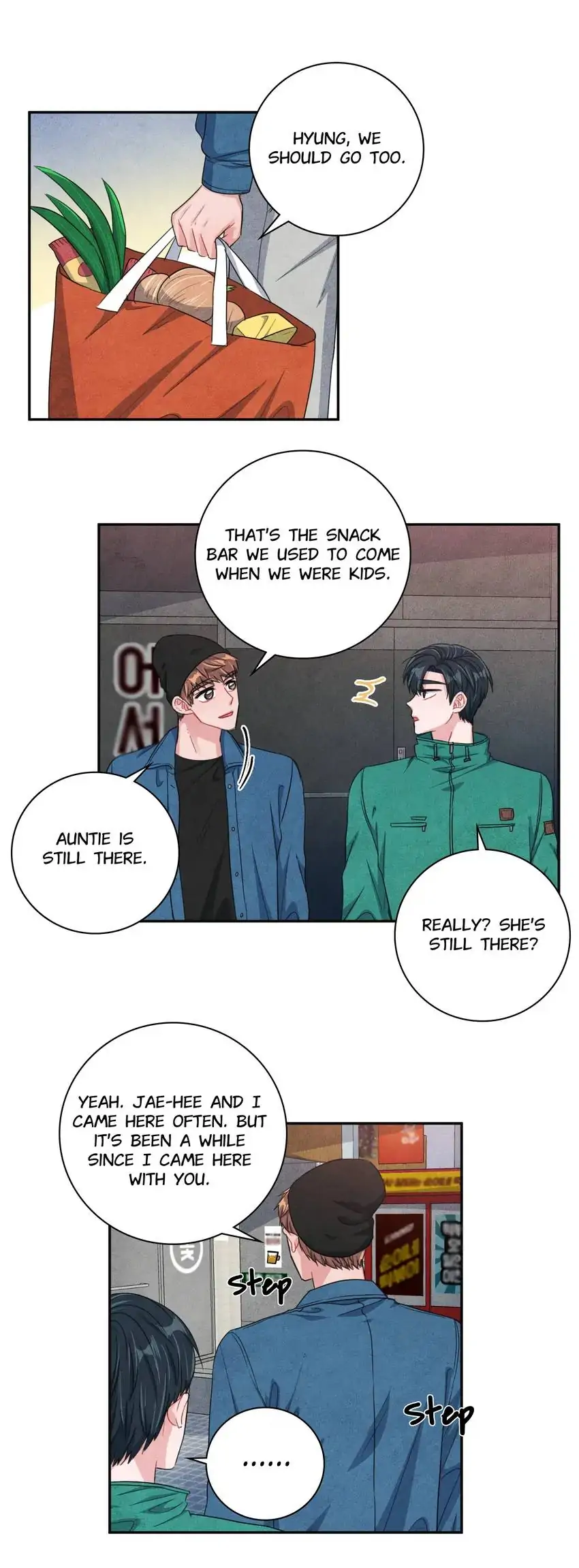 Backstage Kiss Scene chapter 40 page 22