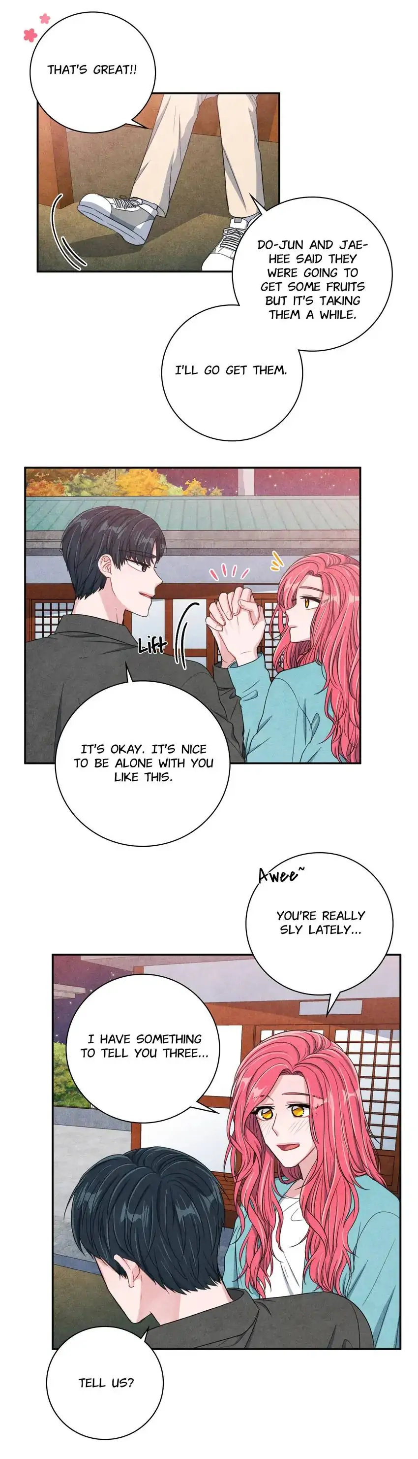 Backstage Kiss Scene chapter 40 page 31