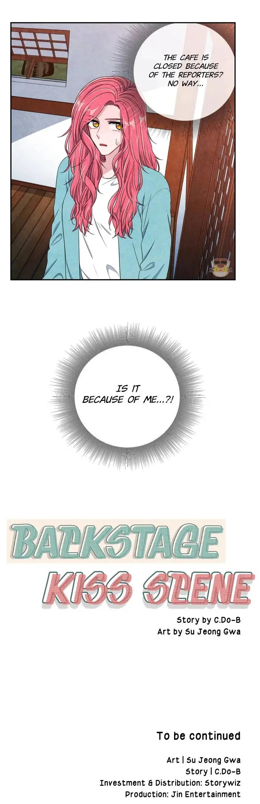 Backstage Kiss Scene chapter 40 page 34