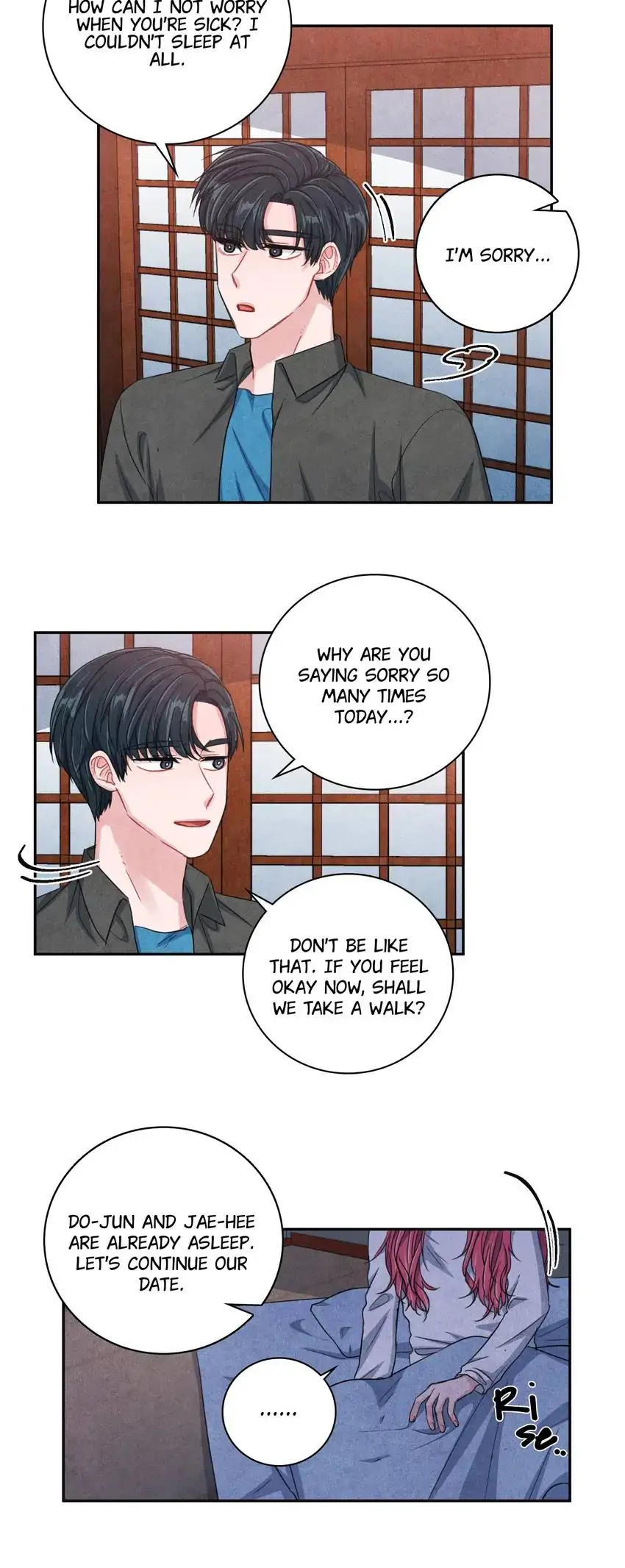 Backstage Kiss Scene chapter 41 page 14