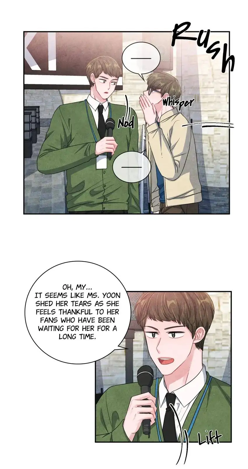 Backstage Kiss Scene chapter 44 page 18