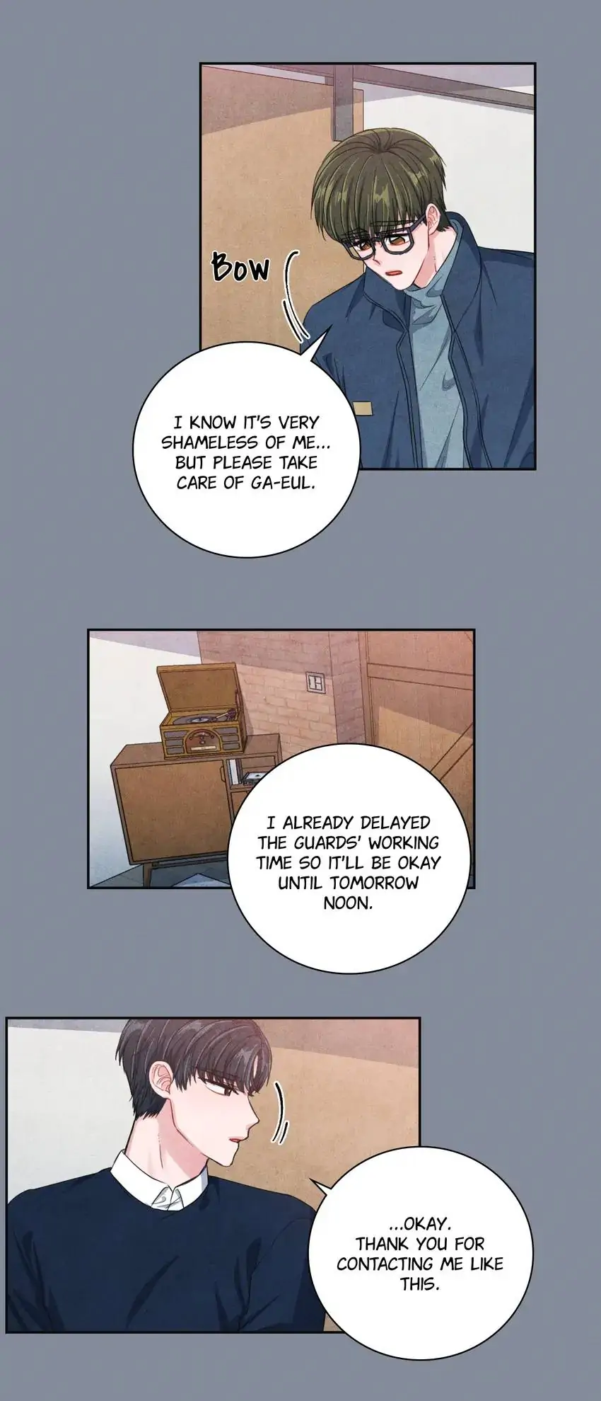 Backstage Kiss Scene chapter 46 page 10