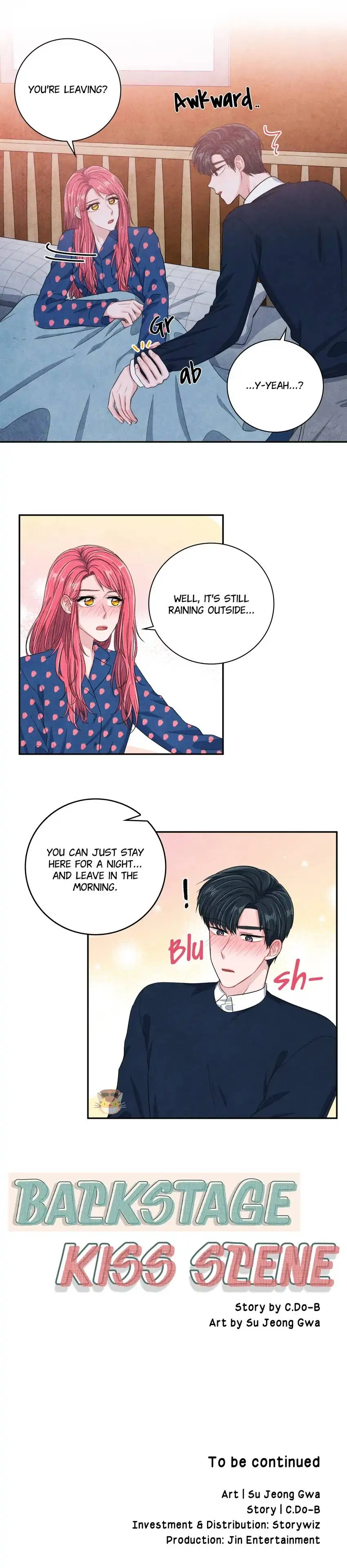 Backstage Kiss Scene chapter 46 page 27