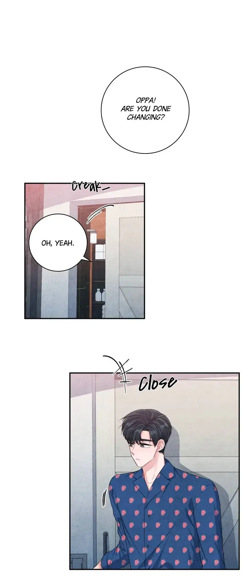 Backstage Kiss Scene chapter 47 page 1