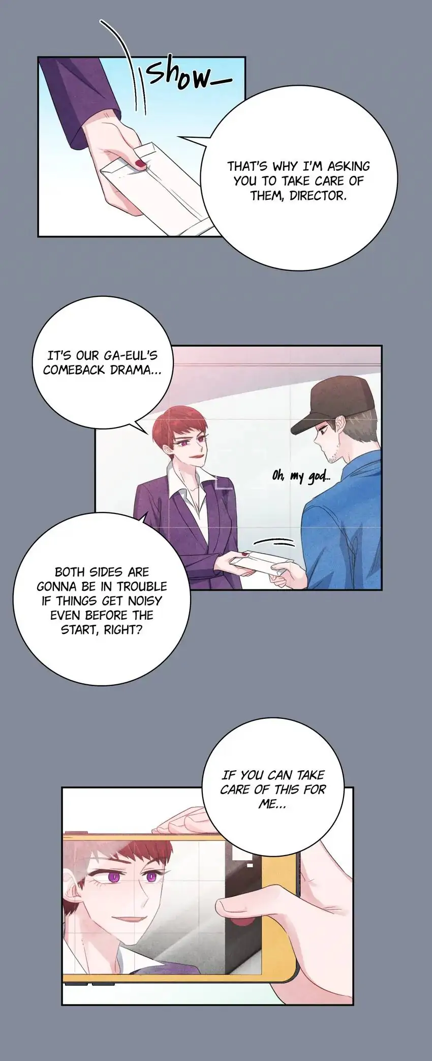 Backstage Kiss Scene chapter 47 page 22
