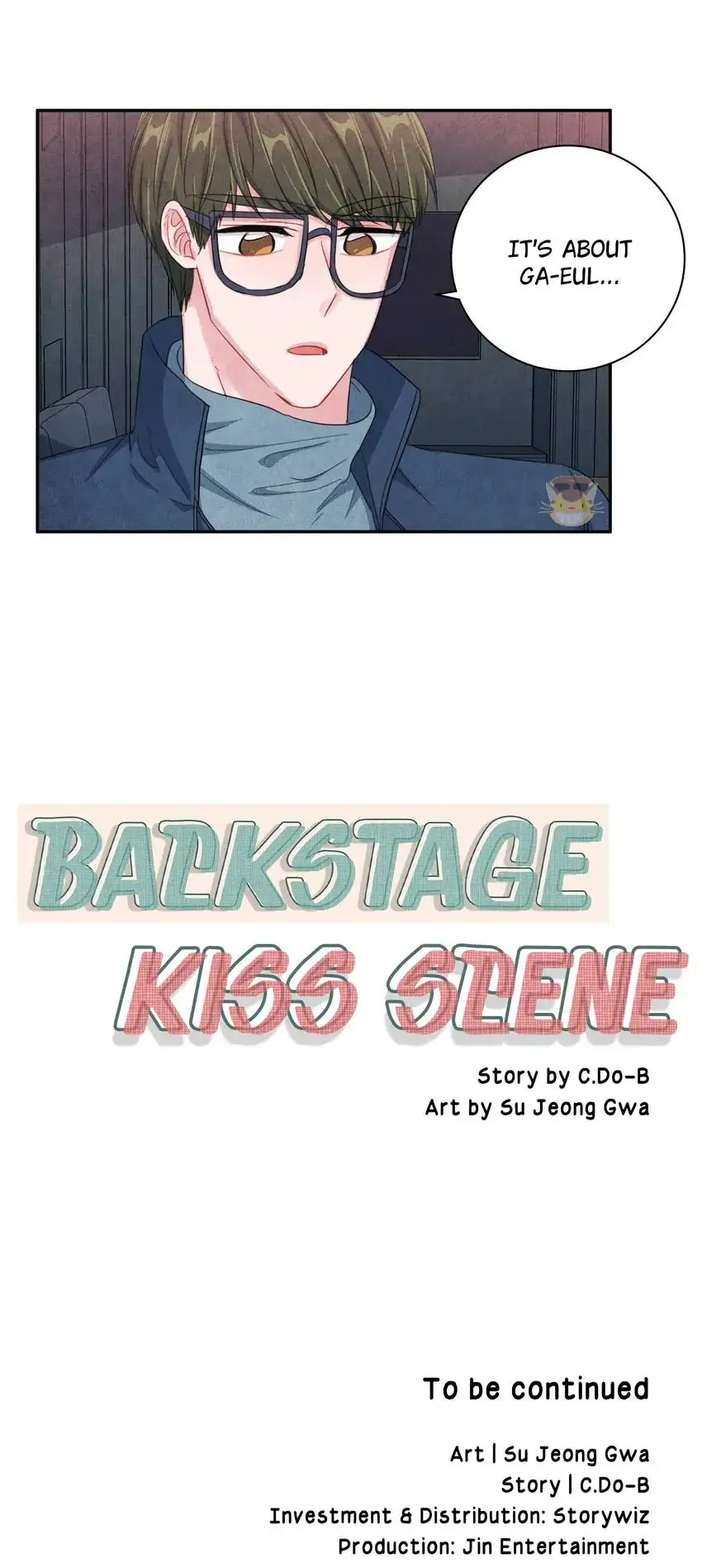 Backstage Kiss Scene chapter 47 page 30